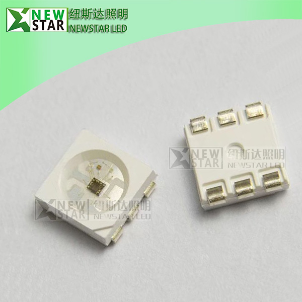 APA107 5050 RGB Pixel addressable LED 5050 chip factory, White Black SK9822 APA102 APA102C APA105 APA106 APA107 RGB White LED diodes China DotStar LED diodes Manufacturer-1