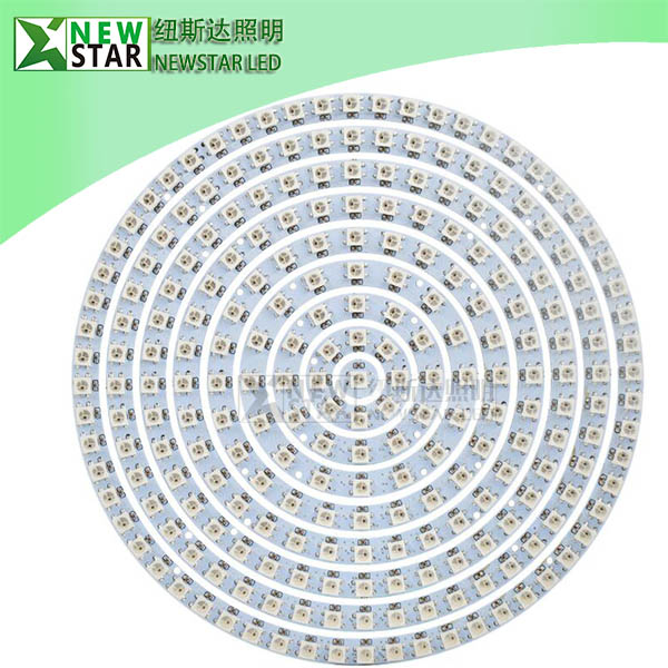 Black-White Addressable WS2812 Pixel Ring 1-8-12-16-24-32-40-48-60-93-241LEDs 2812 Pixel 5050 RGB LED Ring DC5V with Integrated Drivers-13