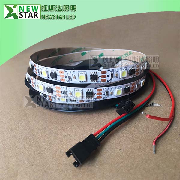 WS2811 one LED one pixel pixel addressable 5v white led strip-1