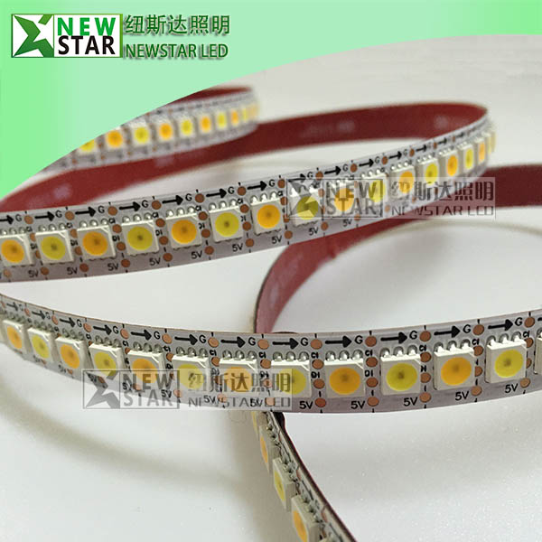 WWA-Dual-white-double-white-3000k-to-6000k-CCT-Addressable-107S-APA107-CCT-Pixel-LED-strip-lights-1
