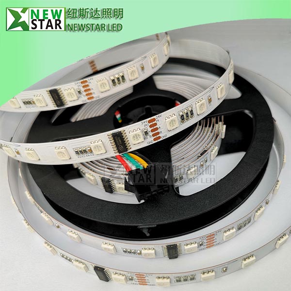DMX512 60LEDS DC24V RGB Pixel Digital LED Strip Lights-1